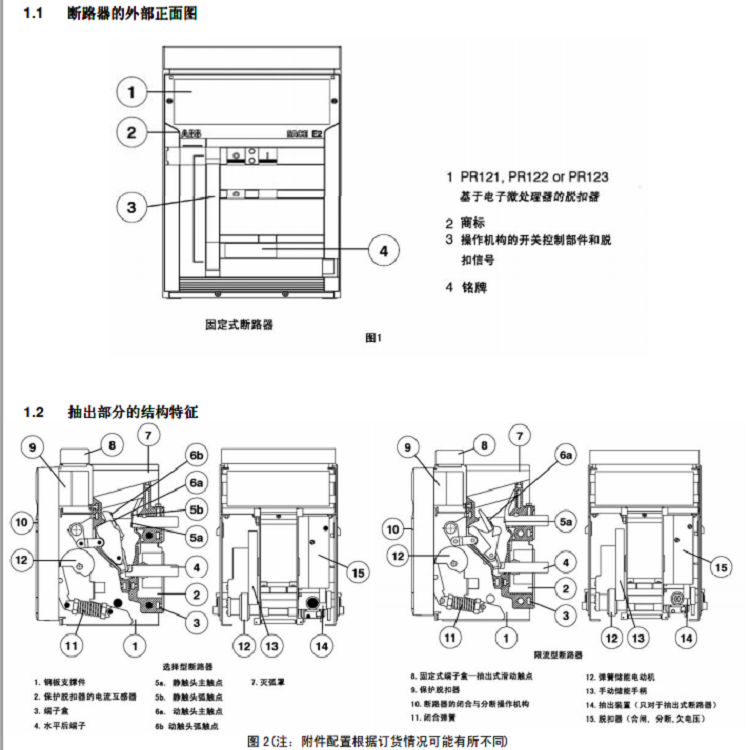 ABB万能断路器 空气断路器图片