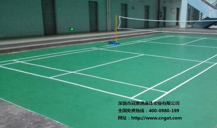 硅PU籃球場(chǎng)施工圖片/硅PU籃球場(chǎng)施工樣板圖 (3)