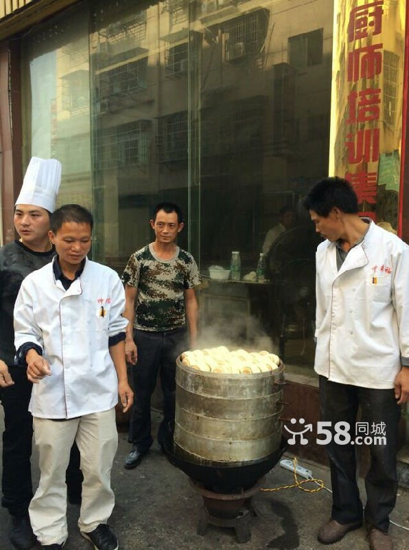 供应用于长沙早餐学校的包子馒头技术培训图片