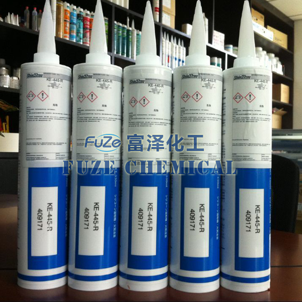 信越KE-445-R灌封硅胶 低粘度 ShinEtsu 330ml 红色图片