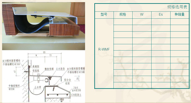 屋面盖板型RM变形缝供应东莞屋面盖板型RM变形缝