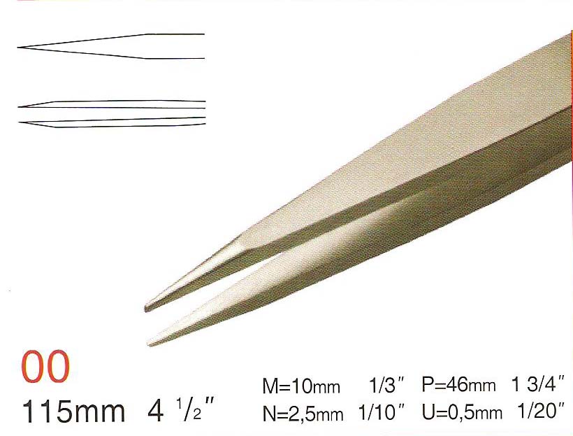 坚硬牢固 尖头镊子\00-SA图片