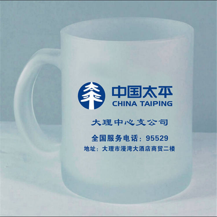 供应成都玻璃杯厂家/礼品玻璃杯定制/磨砂玻璃杯价格图片