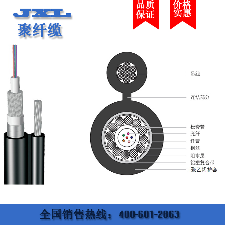 GYXTC8S自承束管式光缆图片