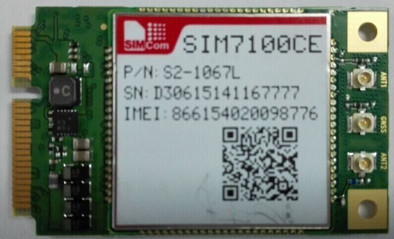 供应用于工业路由器的全网通4G模块SIM7100CE图片