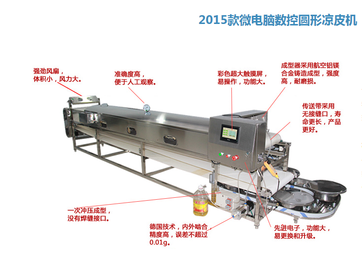 郑州市圆形凉皮机，郑州信科厂家供应用于制作凉皮的圆形凉皮机，郑州信科，圆形凉皮机价钱欢迎致电0371-66898299，数控全自动圆形凉皮机
