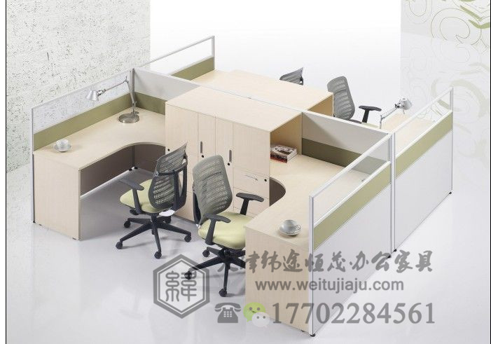 天津屏風(fēng)辦公桌圖片/天津屏風(fēng)辦公桌樣板圖 (4)