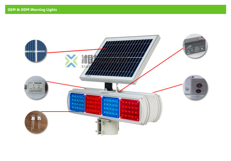 供应浙江太阳能爆闪灯价格红蓝频闪爆闪灯厂家图片