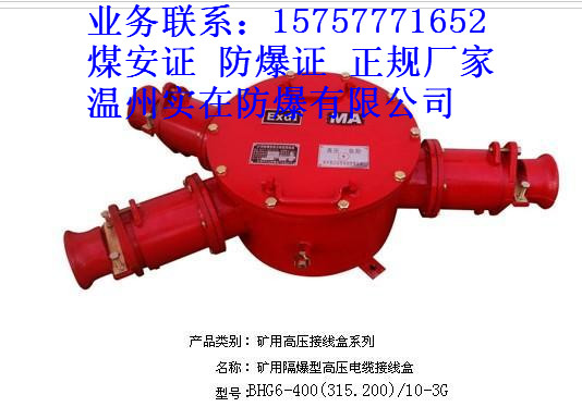 温州市高压接线盒厂家 矿用高压接线盒厂家