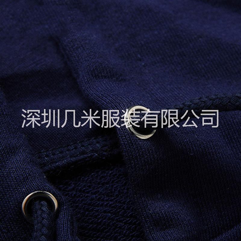 供应拉链连帽卫衣DIY定做班服来图印字卫衣帽衫广告外套订做logo图片