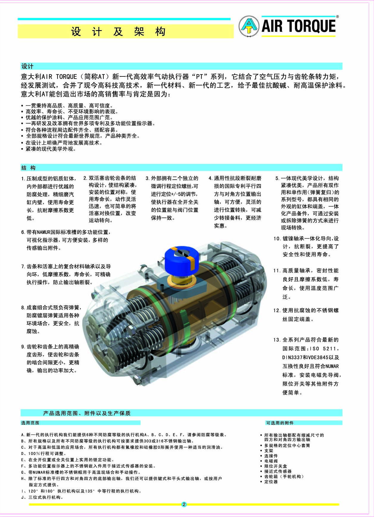 青岛市意大利AT气动执行器厂家