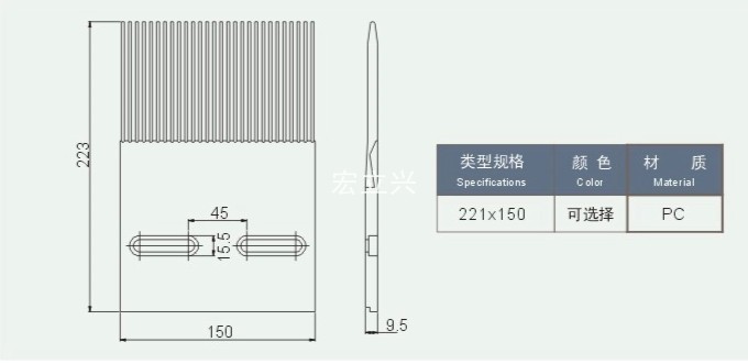 供应用于的深圳4809梳子板网带食品饮料输送带塑料配件厂家工程图片