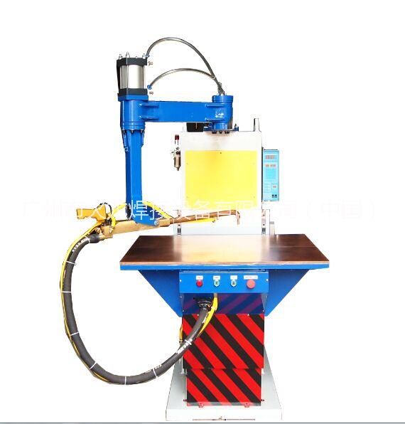 供应用于钣金箱体的多关节台面式点焊机 多关节台面式手持点焊机广州火龙图片