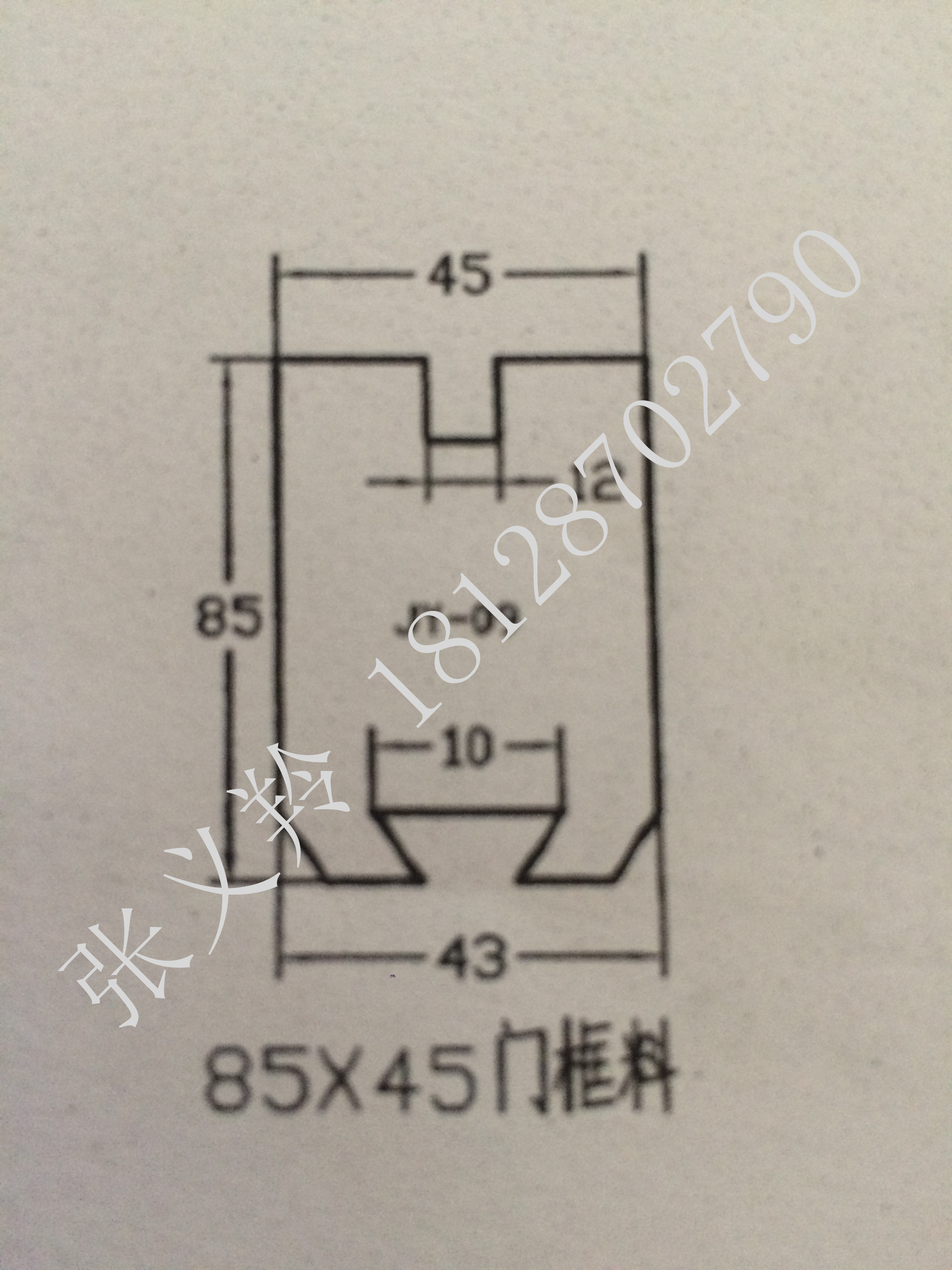 供应85*45不锈钢异形门框料，304异形不锈钢门框管