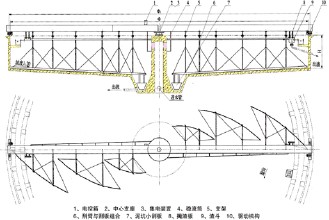 供应周边传动全桥刮泥机图片