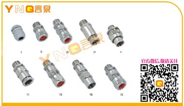 供应用于管件连接的DQM-VI-G1/2防爆电缆夹紧密封接头图片