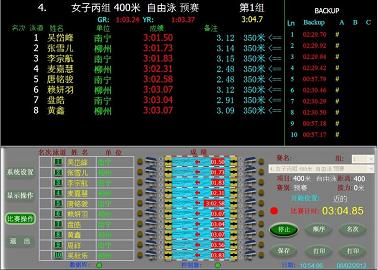 供应专业游泳比赛专用大屏显示系统与设