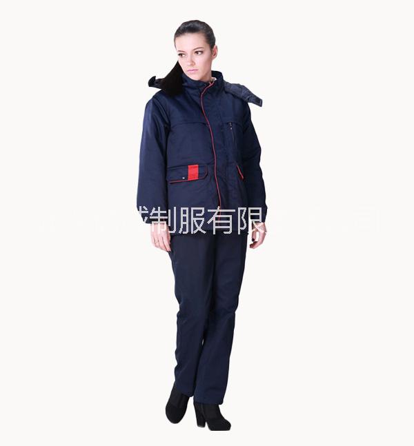 供应亿诚制服YCGC-6 冬款加厚连帽工装  工作服定制厂家  工作服质量第一品牌