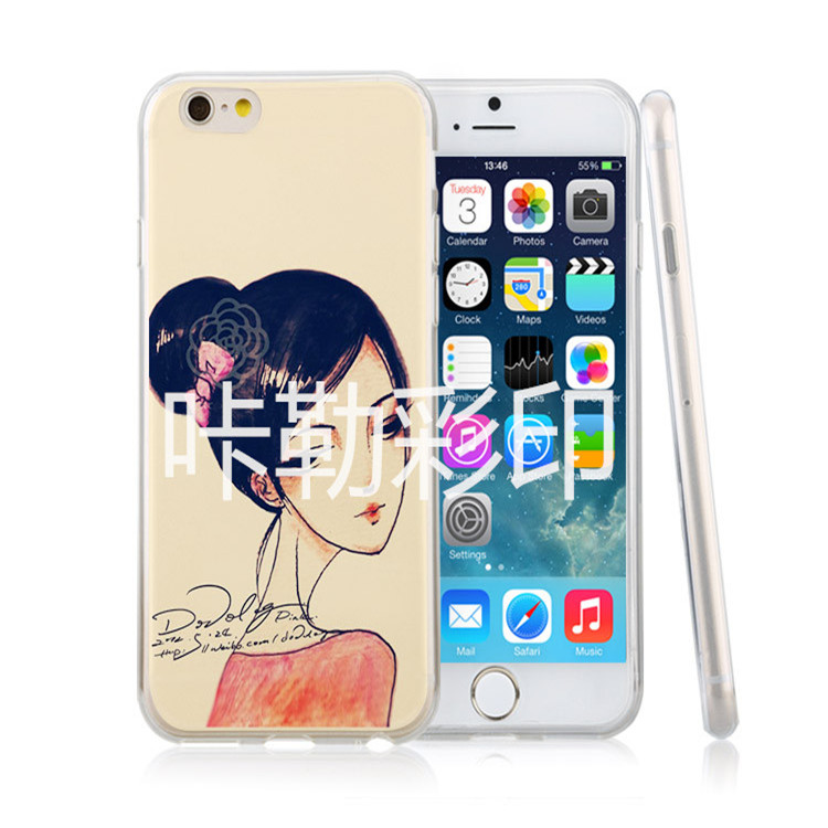 供应上海苹果iPhone66s手机壳打印机手机壳印花机3d浮雕效果投资创业好项目图片