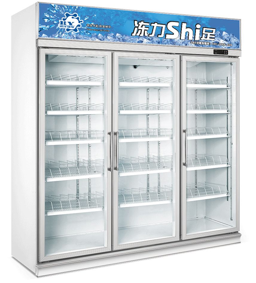 供应豪华三门饮料展示柜