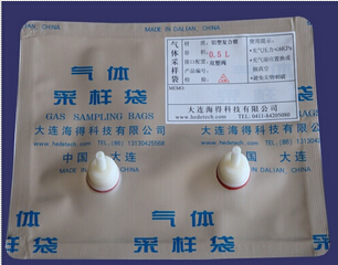 塑閥+塑咀接口 鋁塑復(fù)合膜氣體采樣圖片