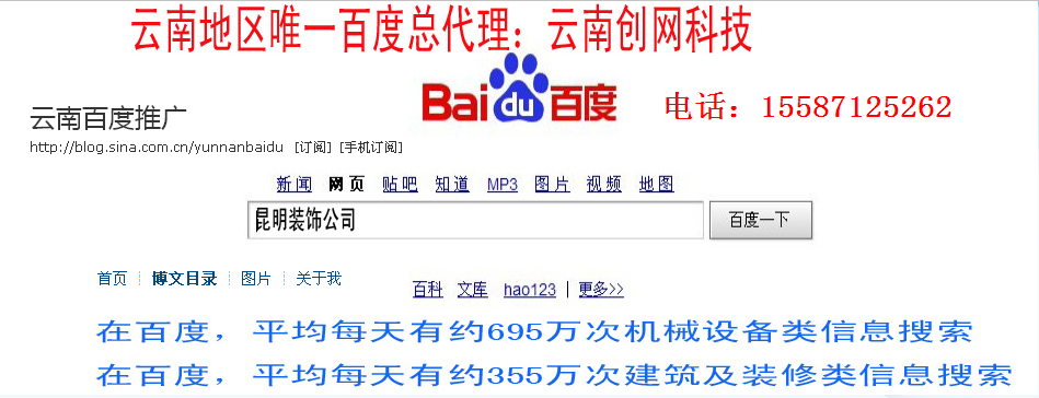 供应用于网络推广的云南昆明百度推广300元网站建图片