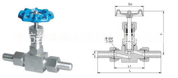 卡套角式针形阀厂家供应卡套角式针形阀厂家，不锈钢卡套角式针型阀，J94W卡套角式针型阀结构图