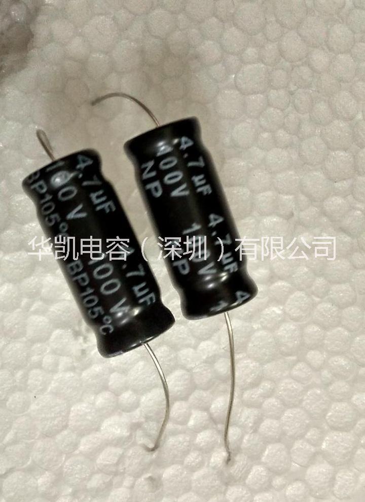 卧式NP/BP4.7uf100v尺寸10x19电容图片