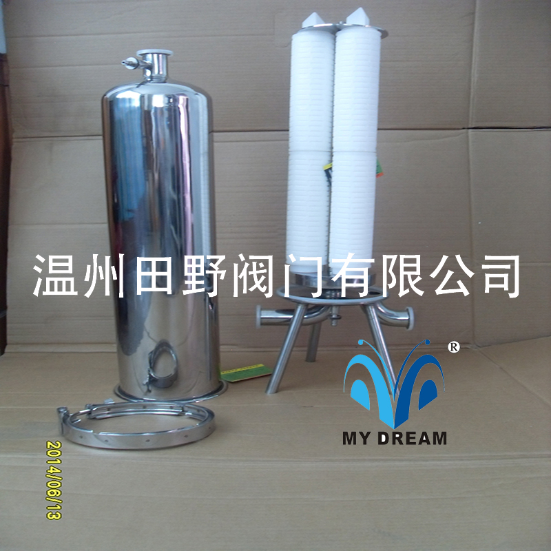 供应不锈钢304过滤器 微孔膜过滤器纯化水过滤 生啤除菌过滤图片