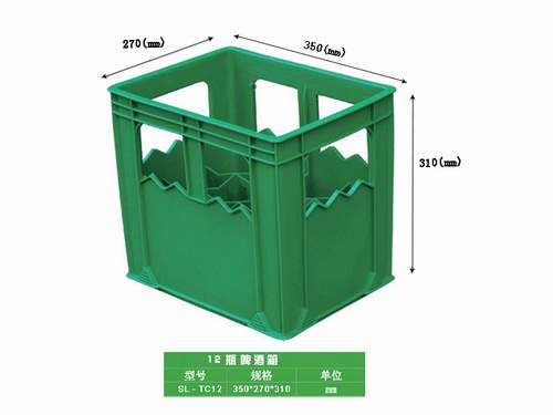 供应12瓶装塑料啤酒筐,优质啤酒筐批发图片