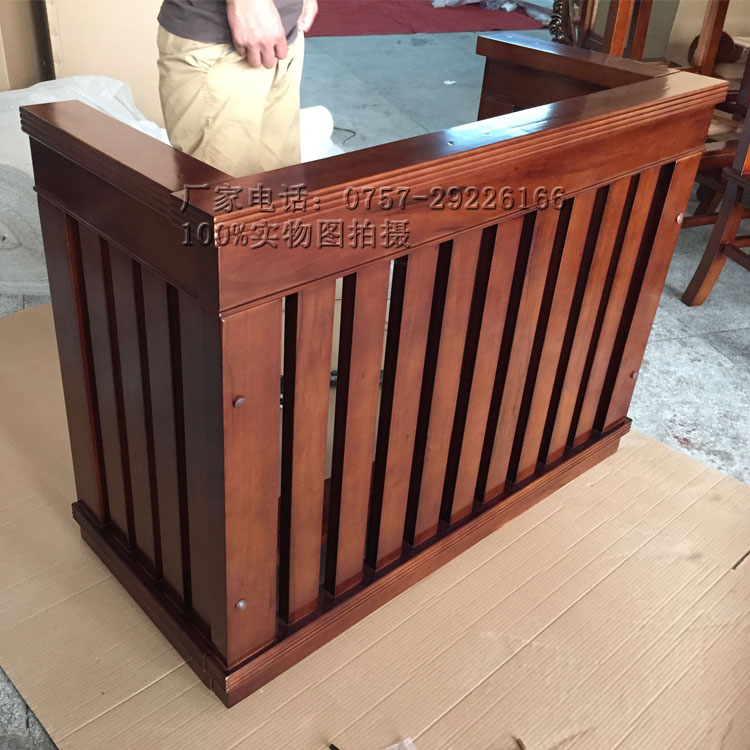 直銷實木犯人欄 囚籠 審判庭圍欄圖片