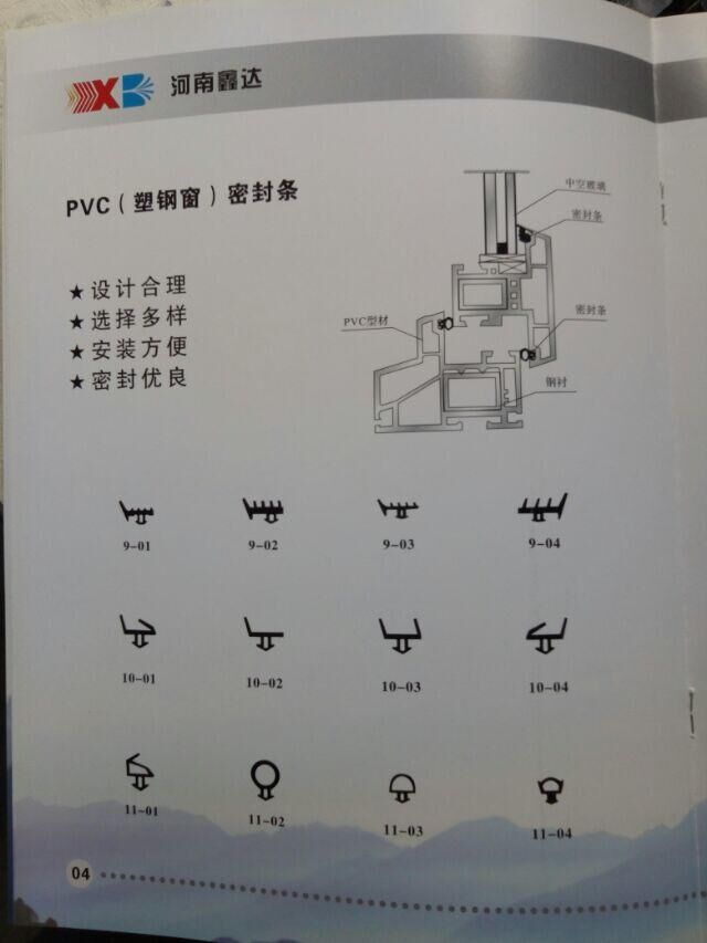 郑州市门窗密封胶条  移门条 断桥厂家