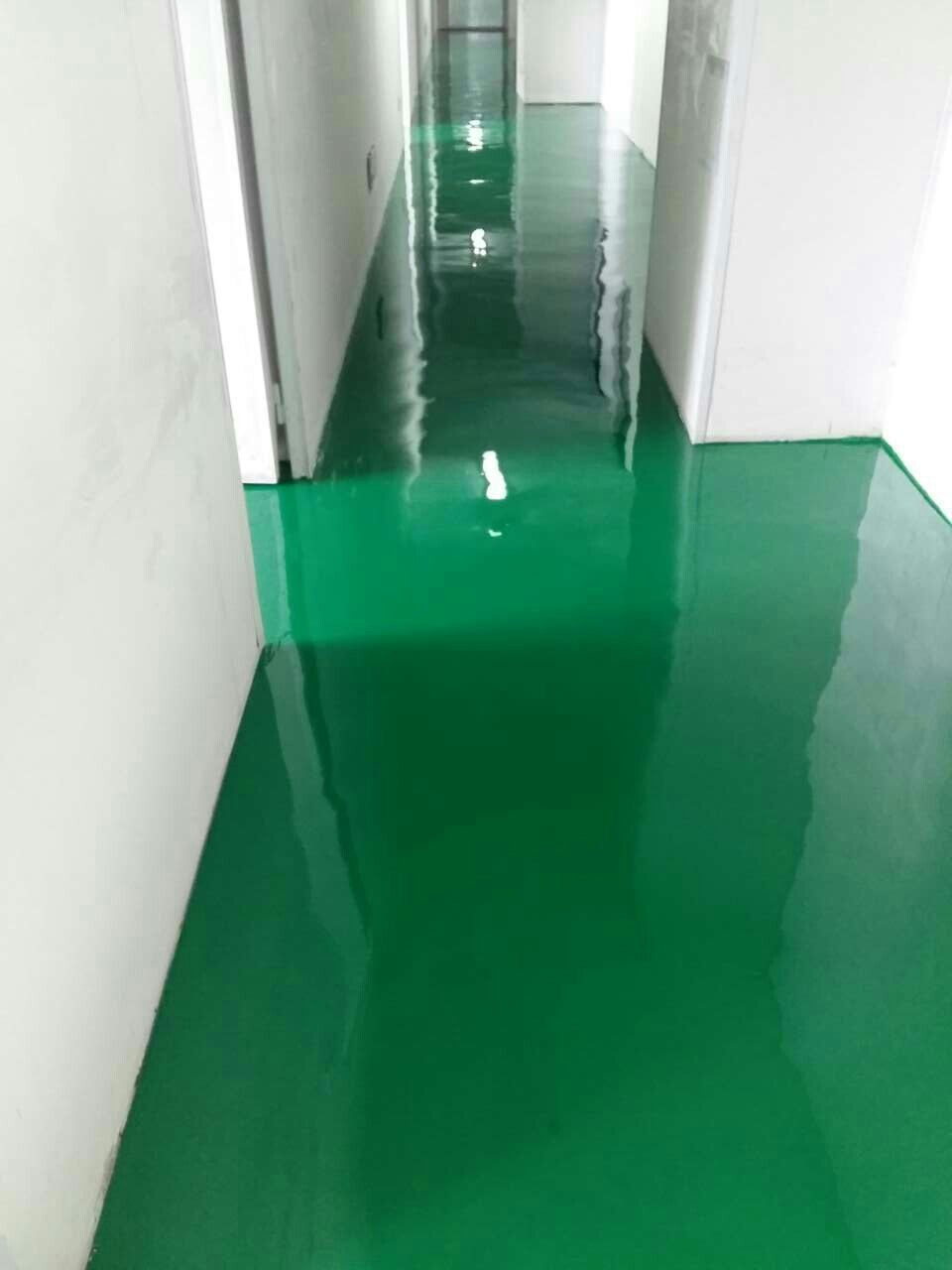 珠海環(huán)氧自流平地坪平涂防靜電圖片