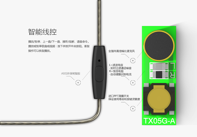 供应VJJB线控HIFI音乐手机通用图片