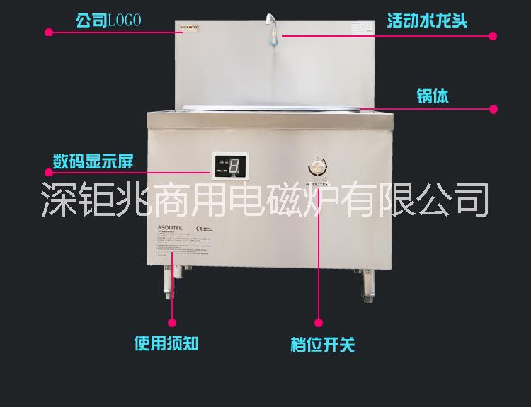 供应电磁大锅灶电磁大炒炉厂家定做商用电磁炉; 大功率商用电磁炉;大功率商用电磁炉机芯;炊事设备图片