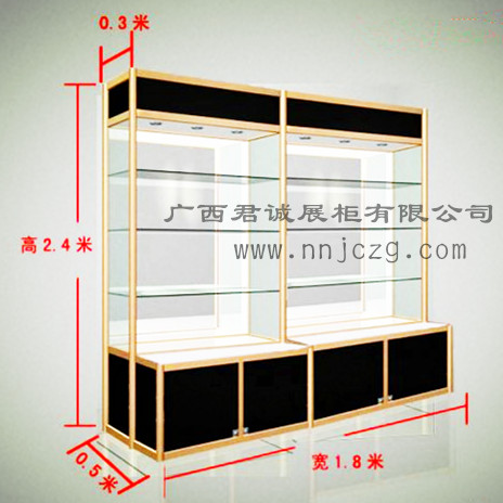 订做展柜 化妆品精品展示柜手机柜供应用于展示商品的订做展柜 化妆品精品展示柜手机柜