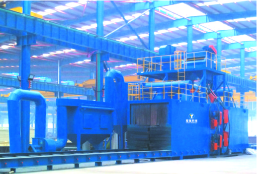 HP0816型H型鋼拋丸機(jī)圖片