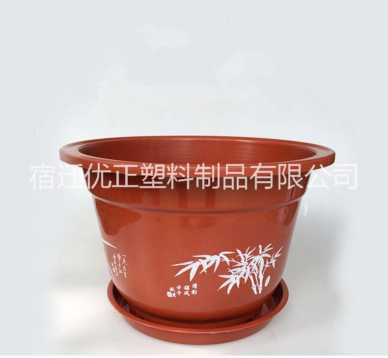 供应白色塑料花盆简易花盆培育盆花盆厂家直销图片