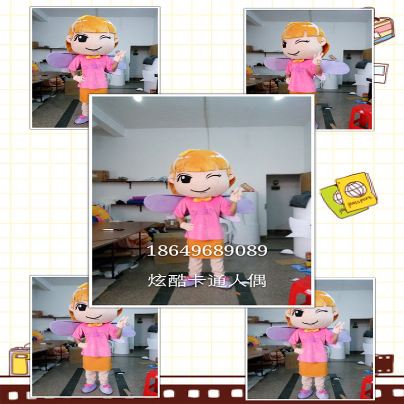 定制小女孩卡通人偶服裝圖片