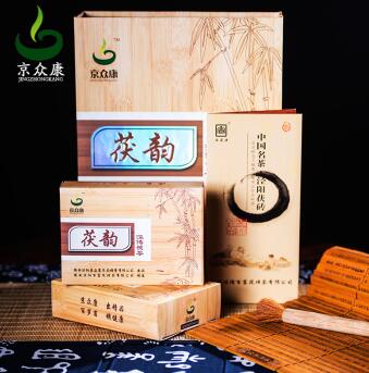 供应京众康手筑原叶茯砖茶茯韵礼盒图片