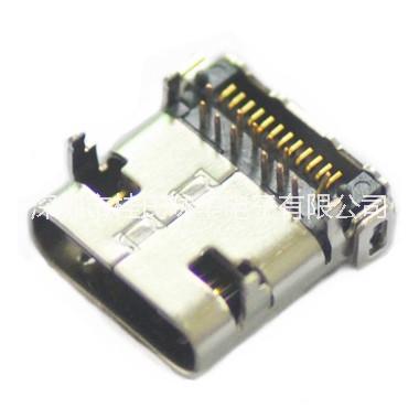 供应USB 母座3.1 C TYPE前贴后插24P图片