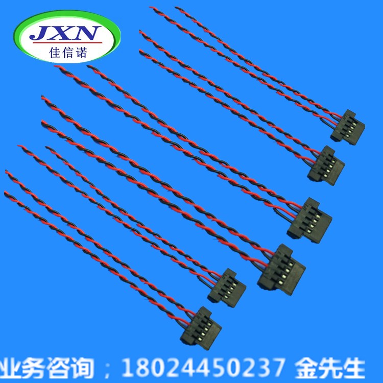 JST1.0mm4P端子连接线图片