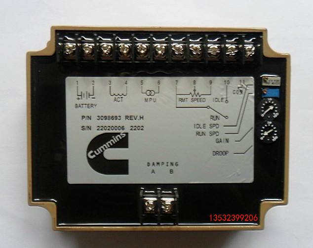 厂家供康明斯3044195，3044196，3098693电子调速器图片