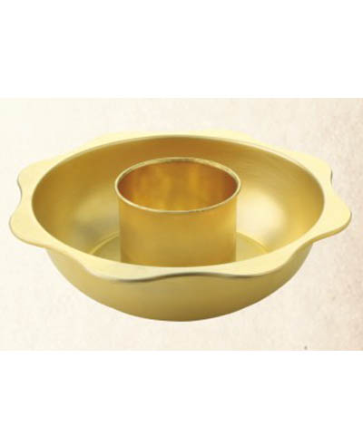 純黃銅加厚太陽(yáng)子母兩味銅火鍋店必圖片