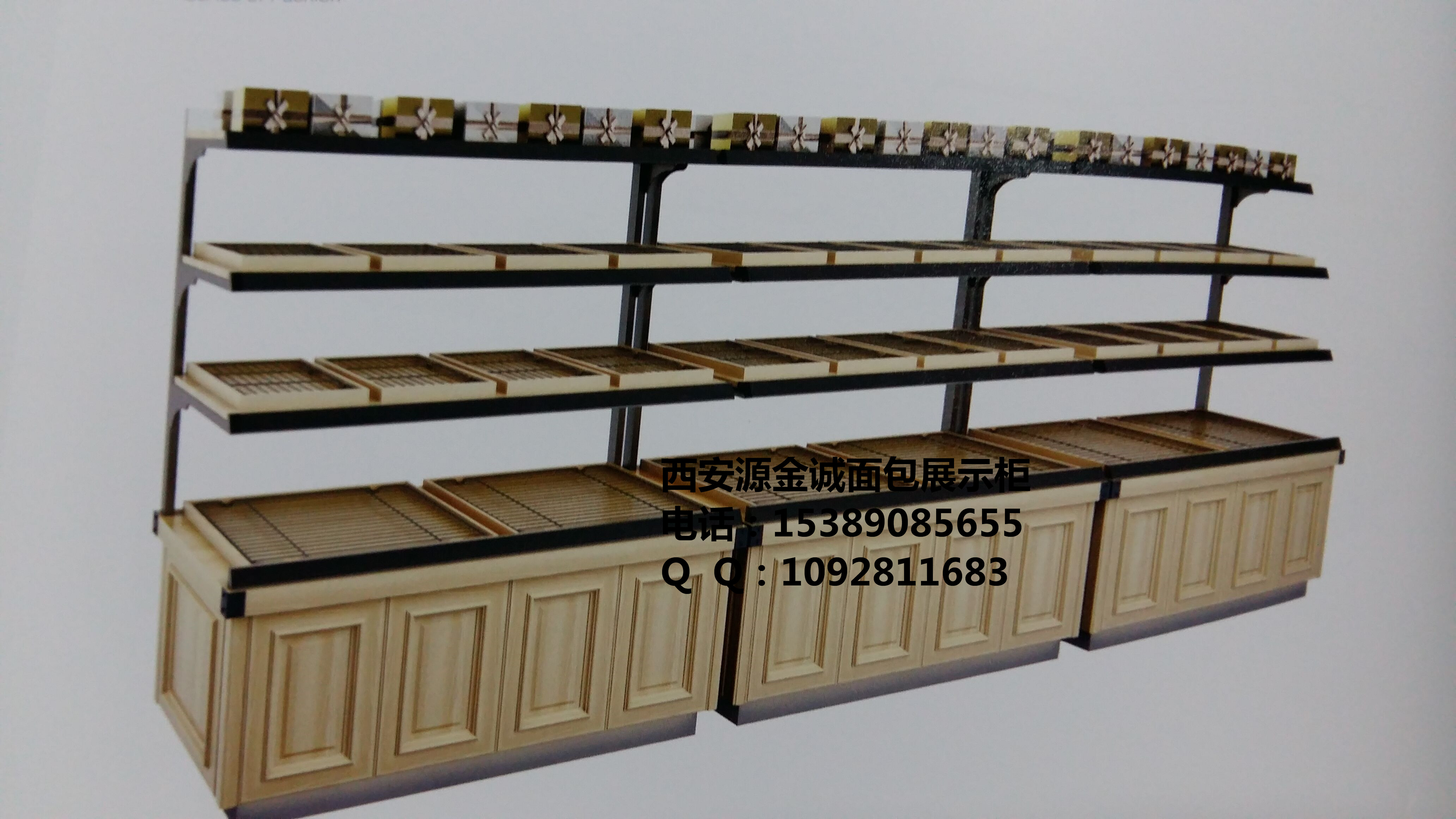 供應(yīng)甘肅單面三層開放式柜，甘肅蛋糕店單面三層開放式柜價(jià)格，甘肅蛋糕店單面三層開放式柜報(bào)價(jià)