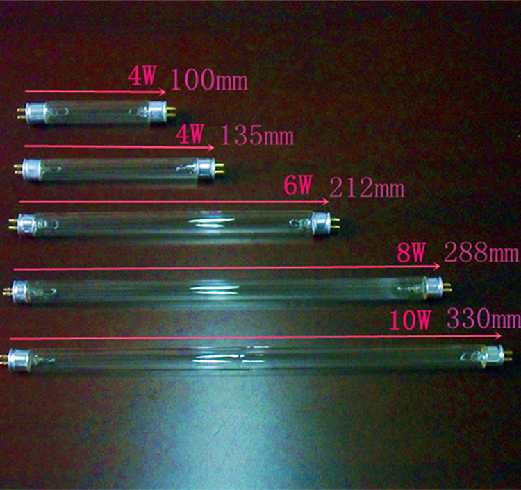 双端双针紫外线杀菌灯管 UV灯杀菌消毒灭菌灯净化箱杀菌消毒柜专用4W6W8W10W15W图片