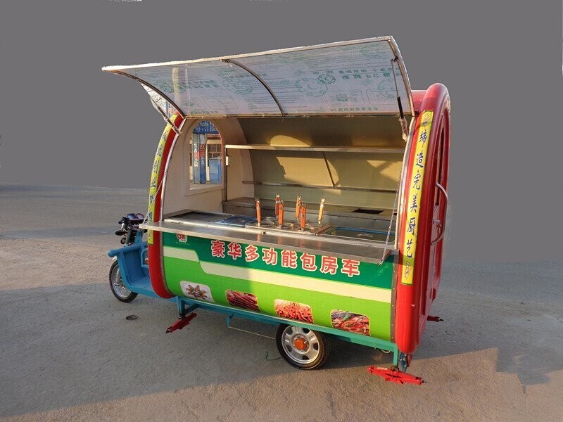 一路飄香小吃車圖片