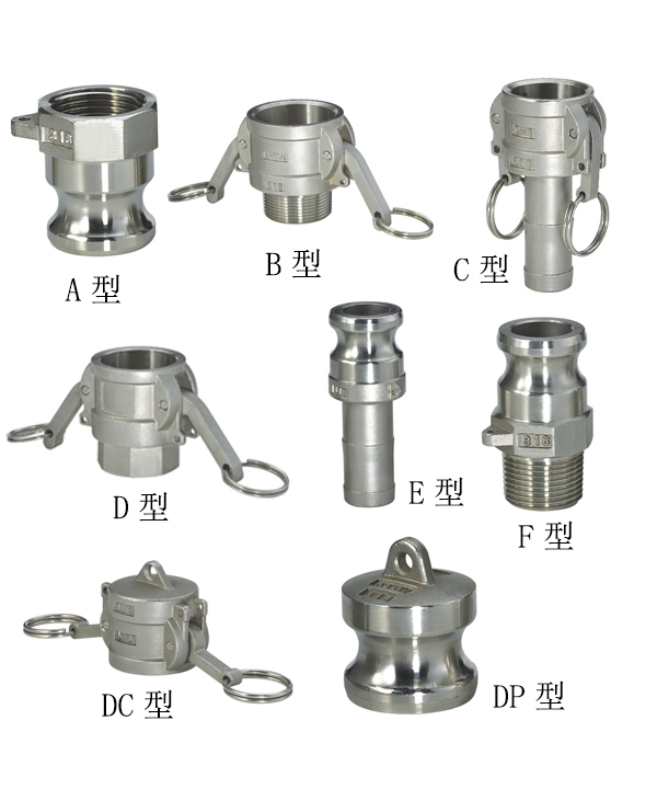 供应用于的不锈钢快速接头、铜快速接头、铝合金快速接头图片