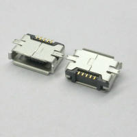 Micro USB 5P母座AB型全贴无柱