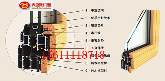 供应用于室内窗的铝包木门窗厂家价格品牌丨铝木复合门窗厂家价格品牌丨断桥铝门窗厂家价格品牌图片